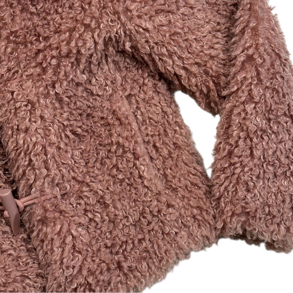 Lauren Conrad Pink Faux Fur Teddy Jacket - Size XS - Picture 3 of 9